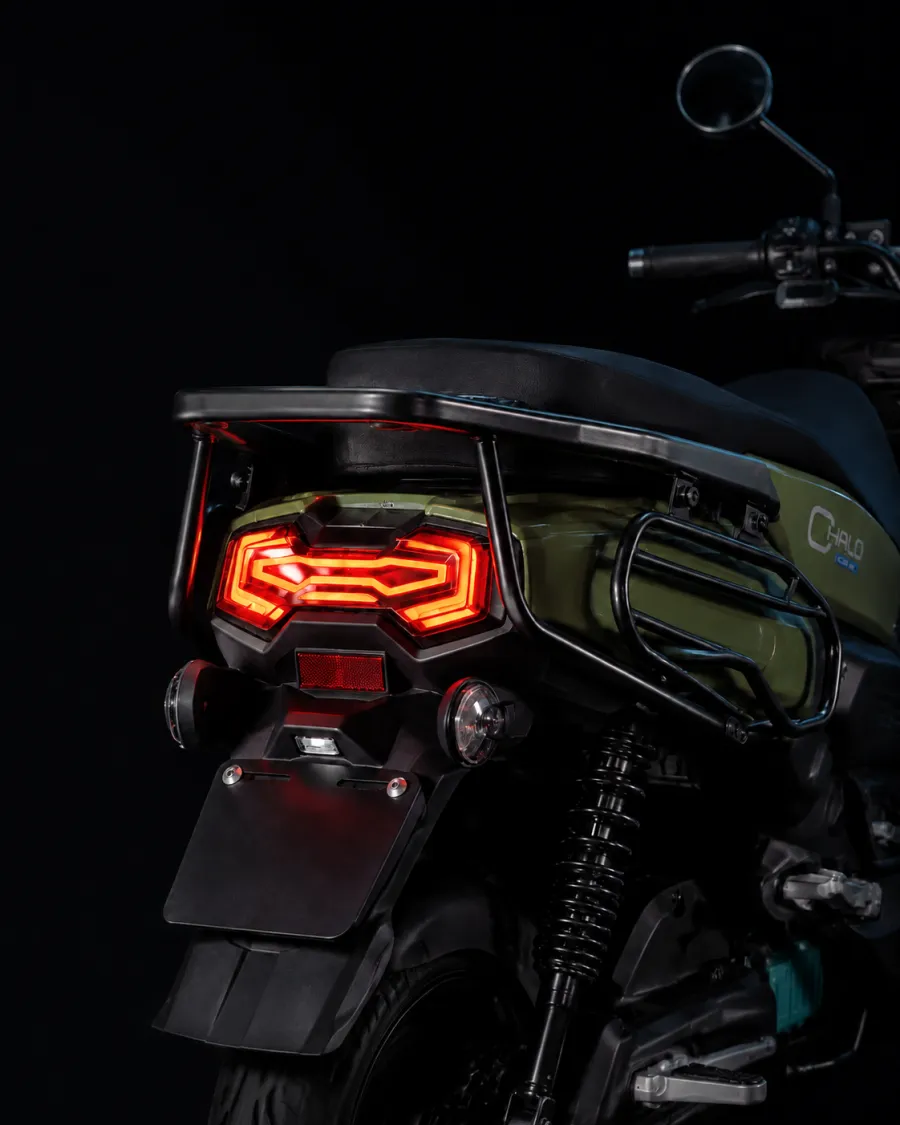 Signature LED tail lamp closeup