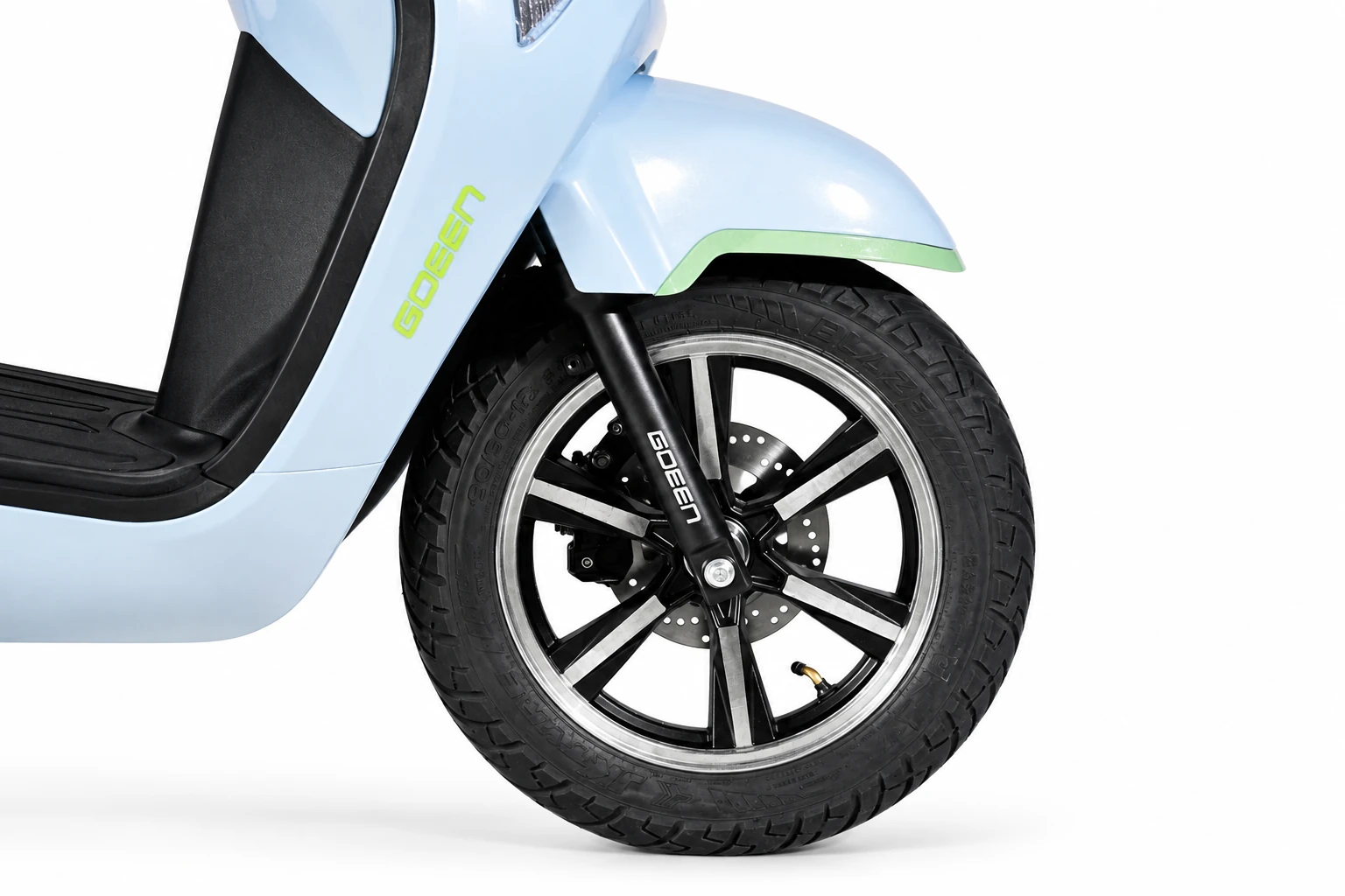 Close-up: Front disc