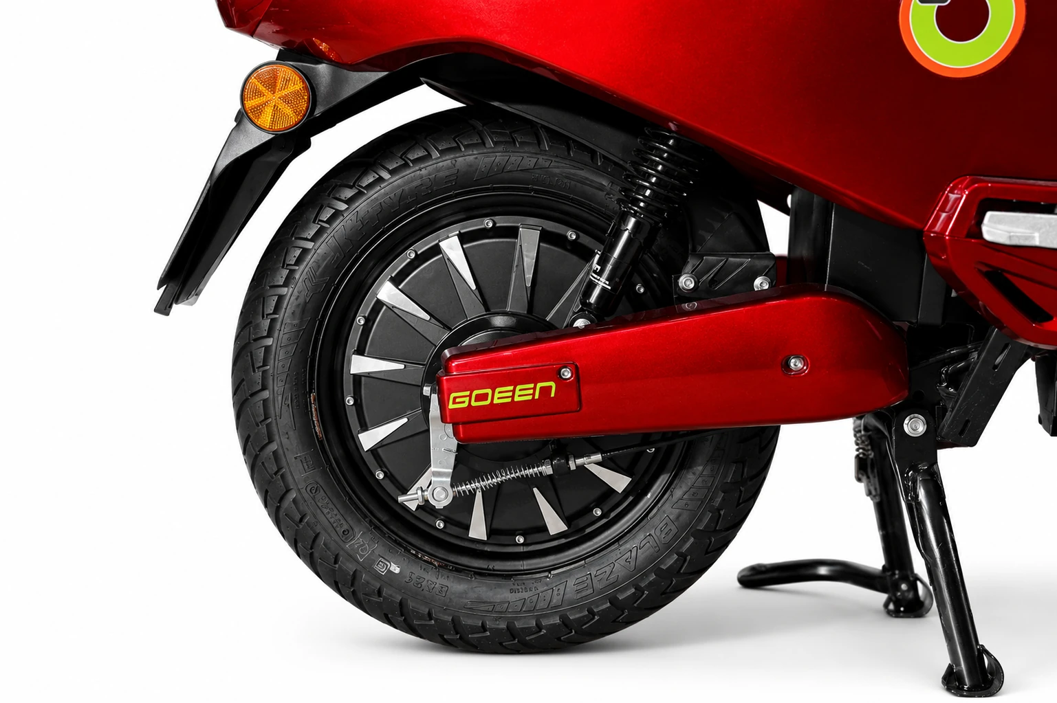 Close-up: Rear drum